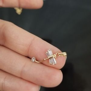14k gold dragonfly